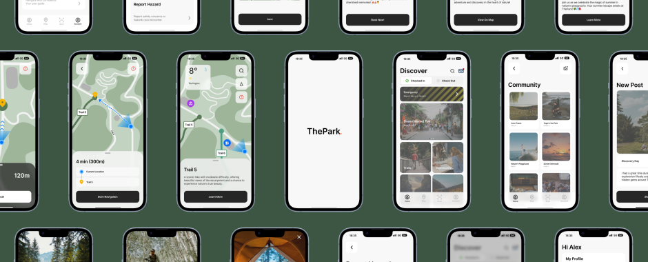 Project thumbnail for "The Park. App"
