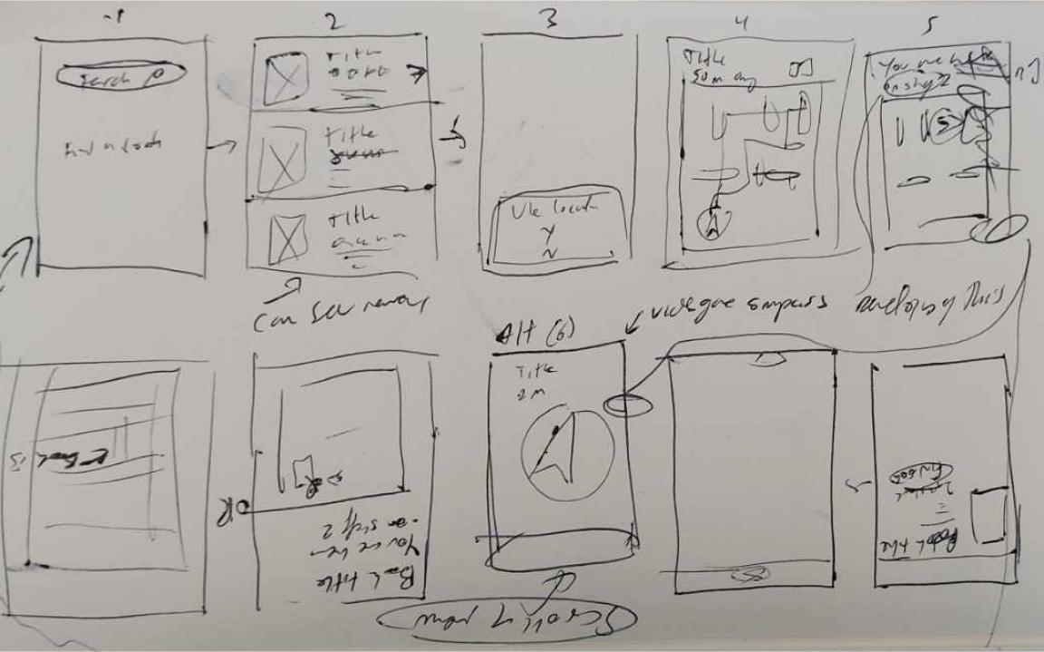 picture of initial sketches